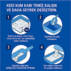 Ever Clean Extra Hygiene Unscented Ekstra Güçlü Kokusuz Kedi Kumu 10 Lt - 8