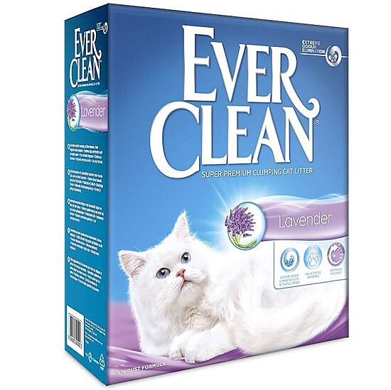 Ever Clean Lavander Lavanta Kokulu Topaklaşan Kedi Kumu 10 Lt - 1