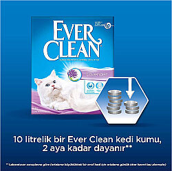 Ever Clean Lavander Lavanta Kokulu Topaklaşan Kedi Kumu 6 Lt - 5