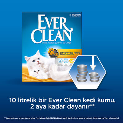 Ever Clean LitterFree Paws (Patilere Yapışmayan) Kedi Kumu 10 Lt