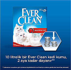 Ever Clean Multiple Cat Çoklu Kedi Kumu 10 Lt - 6