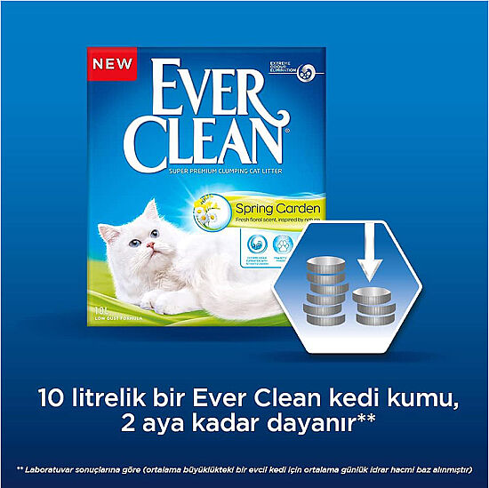 Ever Clean Spring Garden Çiçek Kokulu Kedi Kumu 10 Lt - 6