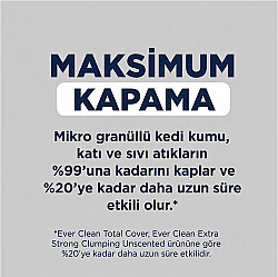 Ever Clean Total Cover (Koku Önleyici) Kokusuz Kedi Kumu 10 Lt - 4