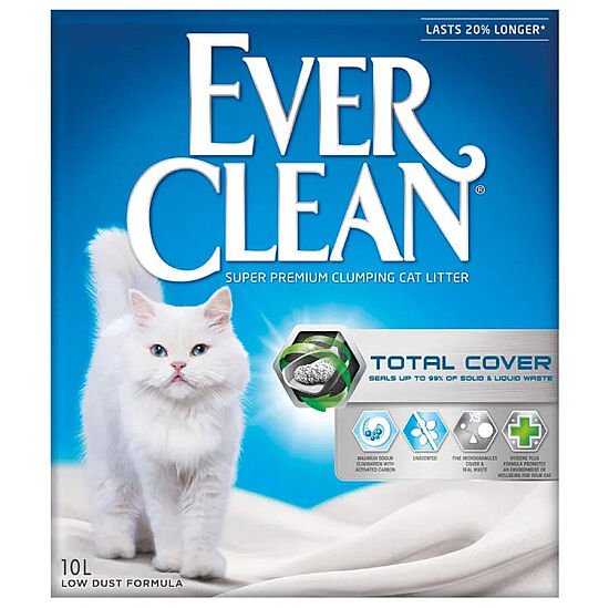 Ever Clean Total Cover (Koku Önleyici) Kokusuz Kedi Kumu 10 Lt - 2