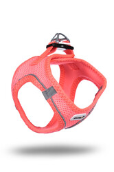 Ewox - Ewox Air-Mesh Ergonomik Hava Kanallı Köpek Göğüs Tasması 2XS - Pembe