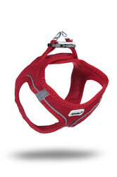 Ewox Air-Mesh Ergonomik Hava Kanallı Köpek Göğüs Tasması S - Kırmızı - Ewox