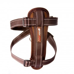 Ezydog - Ezydog Chest Plate Çikolata Göğüs Tasması M ( Araç Kısıtlayıcısı ile beraber )