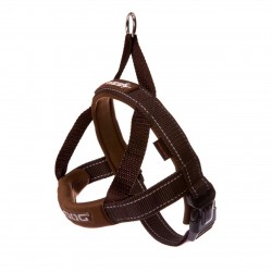 Ezydog - Ezydog Quick Fit Çikolata Göğüs Tasması XS