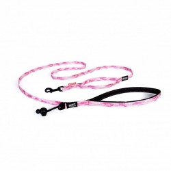 Ezydog Soft Trainer Lite Çok Yönlü Gezdirme Kayışı Pembe Kamuflaj ( 181 Cm ) - Ezydog