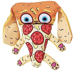 Fat Cat Foodies Dayanıklı Kanvas Kumaştan Sesli Köpek Oyuncağı (Pizza) - Fat Cat