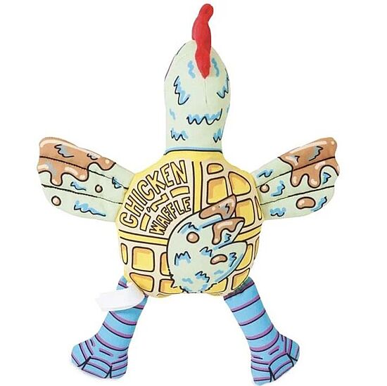Fat Cat Foodies Dayanıklı Kanvas Kumaştan Sesli Köpek Oyuncağı (Tavuk) - 4