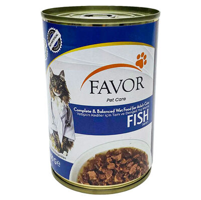Favor Balık Etli Kedi Konservesi 400 Gr