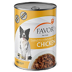 Favor Tavuk Etli Köpek Konservesi 400 Gr - Favor