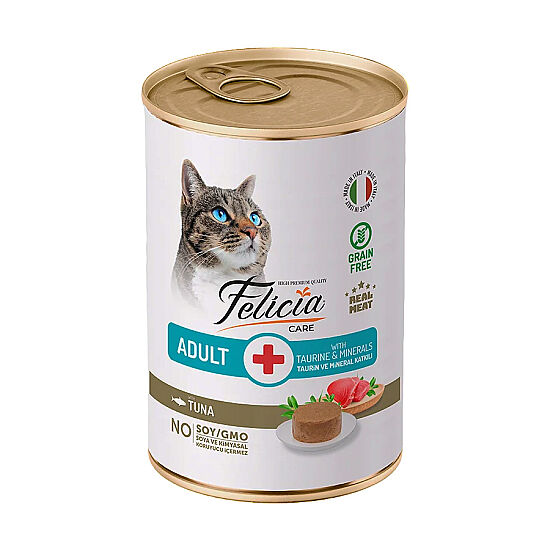 Felicia Care Ton Balıklı Pate Tahılsız Kedi Konservesi 400 Gr - 6