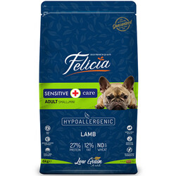 Felicia - Felicia Hypoallergenic Düşük Tahıllı Kuzu Etli Küçük Irk Köpek Maması 6 Kg 