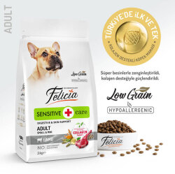 Felicia Hypoallergenic Düşük Tahıllı Kuzu Etli Küçük Irk Köpek Maması 3 Kg + Temizlik Mendili - 2