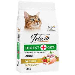 Felicia Hypoallergenic Düşük Tahıllı Tavuk Etli Kedi Maması 12 Kg + Gimcat 20 Gr Multivitamin Paste - 2