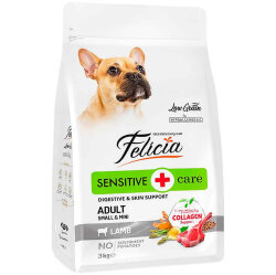 Felicia Hypoallergenic Düşük Tahıllı Kuzu Etli Küçük Irk Köpek Maması 6Kg ( 3 Kg x 2 ) + Temizlik Mendili - 3