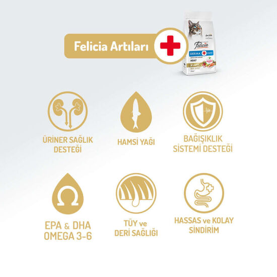 Felicia Hypoallergenic Düşük Tahıllı Somonlu Kedi Maması 5 Kg - 2
