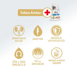 Felicia Hypoallergenic Düşük Tahıllı Somonlu Kedi Maması 5 Kg x 2 Adet - 4