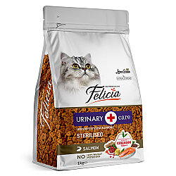 Felicia Hypoallergenic Urinary Sterilised Somonlu Kısırlaştırılmış Kedi Maması 1 Kg - Felicia