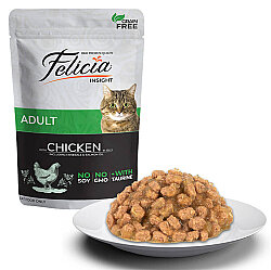 Felicia Pouch Tavuk Etli Tahılsız Kedi Yaş Maması 85 Gr - 2