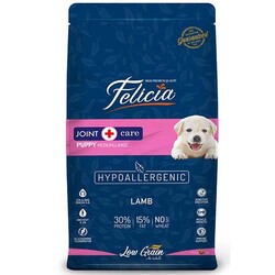 Felicia - Felicia Puppy Düşük Tahıllı Kuzu Etli Büyük Irk Yavru Köpek Maması 3 Kg