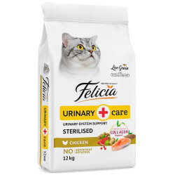 Felicia Hypoallergenic Sterilised Düşük Tahıl Kısırlaştırılmış Tavuk Kedi Maması 12 Kg + Gimcat Kedi Pudingi 150 Gr - 2