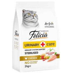 Felicia Hypoallergenic Sterilised Düşük Tahıllı Kısırlaştırılmış Tavuk Kedi Maması 2 Kg + Biopet Active Malt Paste 25 ML - 2