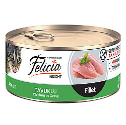 Felicia Insight Tavuk Etli Fileto Tahılsız Kedi Konservesi 85 Gr - Felicia