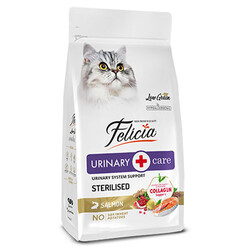Felicia - Felicia Hypoallergenic Urinary Sterilised Somonlu Kısırlaştırılmış Kedi Maması 12 Kg + Temizlik Mendili
