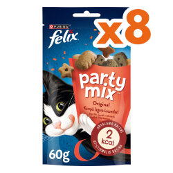 Felix Party Mix Karışık Izgara Lezzetleri Kedi Ödülü 60 Gr - BOX - 8 Adet - Felix