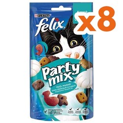 Felix - Felix Party Mix Karışık Okyanus Lezzetleri Kedi Ödülü 60 Gr - BOX - 8 Adet