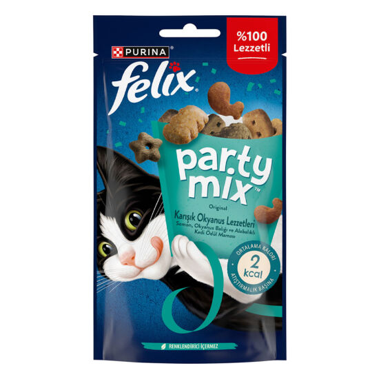 Felix Party Mix Karışık Okyanus Lezzetleri Kedi Ödülü 60 Gr - 1