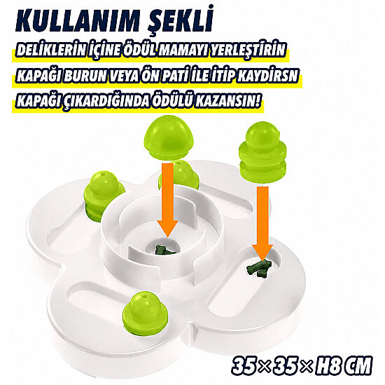 Ferplast Poker İnteraktif Kedi ve Köpek Labirent Oyuncağı - 2