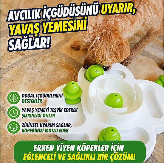Ferplast Poker İnteraktif Kedi ve Köpek Labirent Oyuncağı - 4