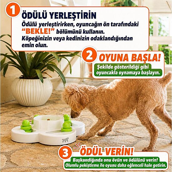Ferplast Poker İnteraktif Kedi ve Köpek Labirent Oyuncağı - 5