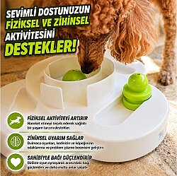 Ferplast Poker İnteraktif Kedi ve Köpek Labirent Oyuncağı - 6
