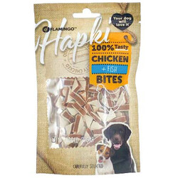 Flamingo - Flamingo 1030697 Hapki Chicken Bites Tavuk ve Balık Etli Köpek Ödülü 85 Gr