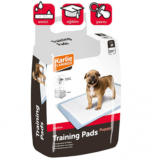 Karlie Yavru Köpek Tuvalet Eğitim Pedi 60 x 40 Cm (10 Paket) - 1