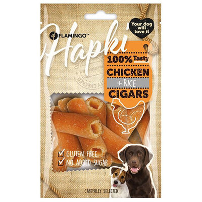 Flamingo 514120 Chicken Cigars Tavuk Etli Rulo Köpek Ödülü 85 Gr