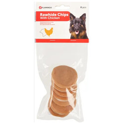 Flamingo 516891 Rawhide Tavuklu Cips 8'li Paket Köpek Ödülü 100 Gr - Thumbnail