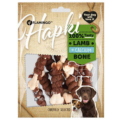 Flamingo 520265 Hapki Kuzu Etli Kemik Sargı Köpek Ödülü 150 Gr