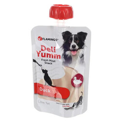 Flamingo - Flamingo 520655 Deli Yumm Fresh Ördekli Köpek Maması 90 Gr