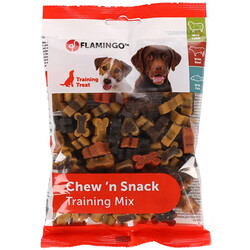 Flamingo - Flamingo 501543 Chew'n Snack Training Mix Kuzu & Sığır & Balık Köpek Ödülü 150 Gr