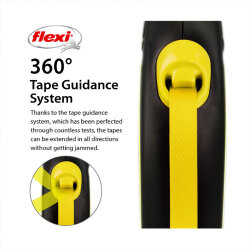 Flexi Neon Giant Otomatik Şerit Köpek Gezdirme Kayışı 8 Mt (Siyah) Medium - 2