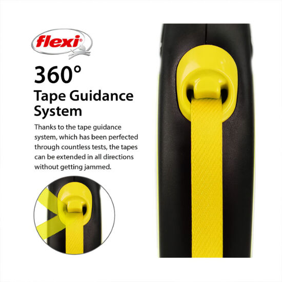Flexi Neon Giant Otomatik Şerit Köpek Gezdirme Kayışı 8 Mt (Siyah) Medium - 2