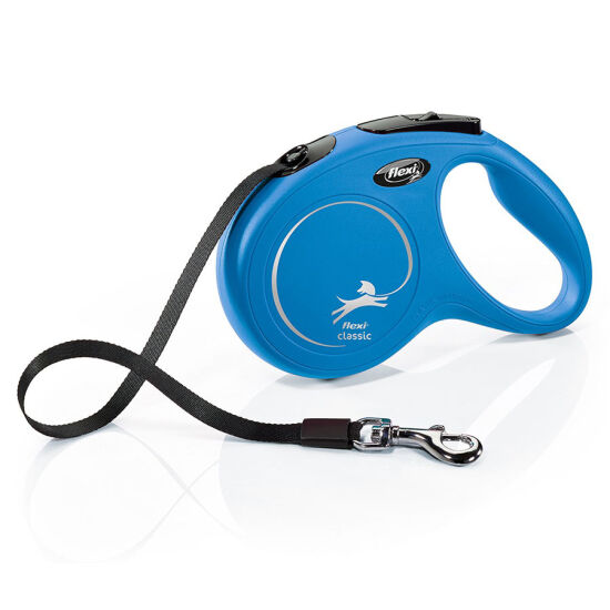 Flexi New Classic Otomatik Mavi Şerit Gezdirme Extra Small 3 Mt - 1