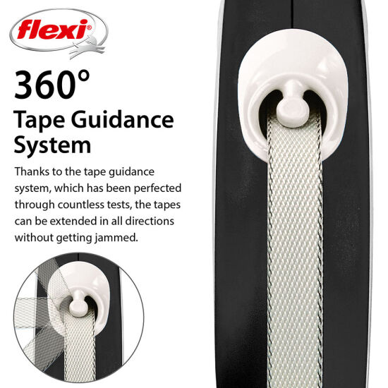 Flexi New Comfort Otomatik Açık Mavi Şerit Gezdirme Small 5 Mt - 2