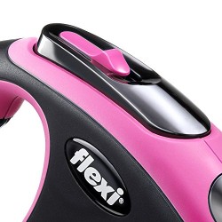 Flexi New Comfort Otomatik Pembe Şerit Gezdirme Medium 5 Mt - Thumbnail